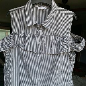 EUC Calvin Klein women’s button-up top, sz XL